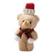 thumbnail image 3 of Adorno de oso de peluche Perfecl Navidad bufanda roja verde 2,76 x 6,30 pulgadas, 3 of 7