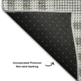 thumbnail image 5 of Addison Rugs Mayfield Premium Machine Washable Transitional Plaid Gray Rectangle Rug, 8' x 10', 5 of 6