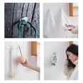 thumbnail image 5 of 1Pcs Clear Adhesive Hooks, Heavy Duty Utility Hooks, Waterproof And Oilproof Removable, Clear Seamless Hooks Reusable Wall Hook for Kitchen Bathroom Bedroom Office(Clear), 5 of 9