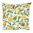 thumbnail image 3 of Saro Lifestyle Lemons Design Outdoor Poly Filled Throw Pillow, 3 of 5