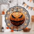 thumbnail image 5 of 10-Inch-Sided Metal Wind Chime Spooky Lantern with Mischievous Grin Bold Halloween Text, Battery-Powered OutdoorIndoor Decor for Halloween Parties, Trick-or-Treaters Haunted House Fans, Ha, 5 of 10