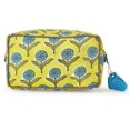 thumbnail image 1 of Bolsa de maquillaje de viaje Huar de gran capacidad, resistente al agua, azul, 1 of 6