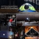thumbnail image 5 of 2 Pack Camping Lantern Tent Lights Rechargeable Battery Water Resistant Magnetic Base, 5 of 5