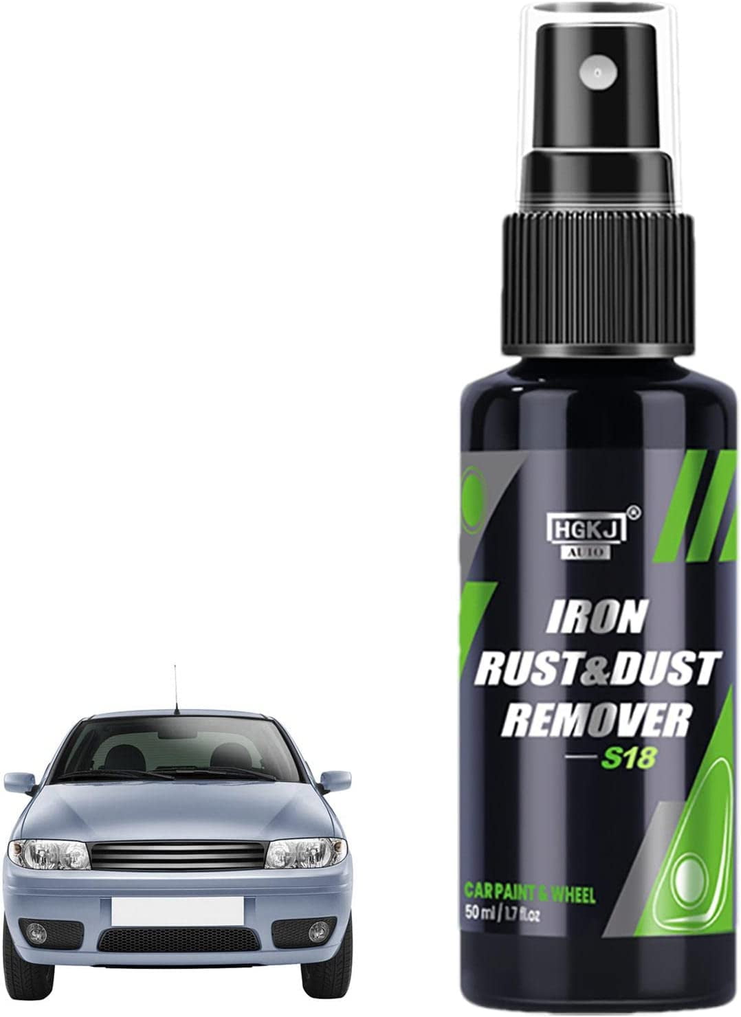 50/100ML Rust Remover Spray - 50/100ML Iron Remover Car Detailing ...
