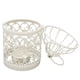 thumbnail image 3 of Linterna de metal para velas de té, linterna para velas de té con patrón hueco, portavelas para mesa, portavelas con forma de jaula de pájaros, de confianza y probado, 3 of 14