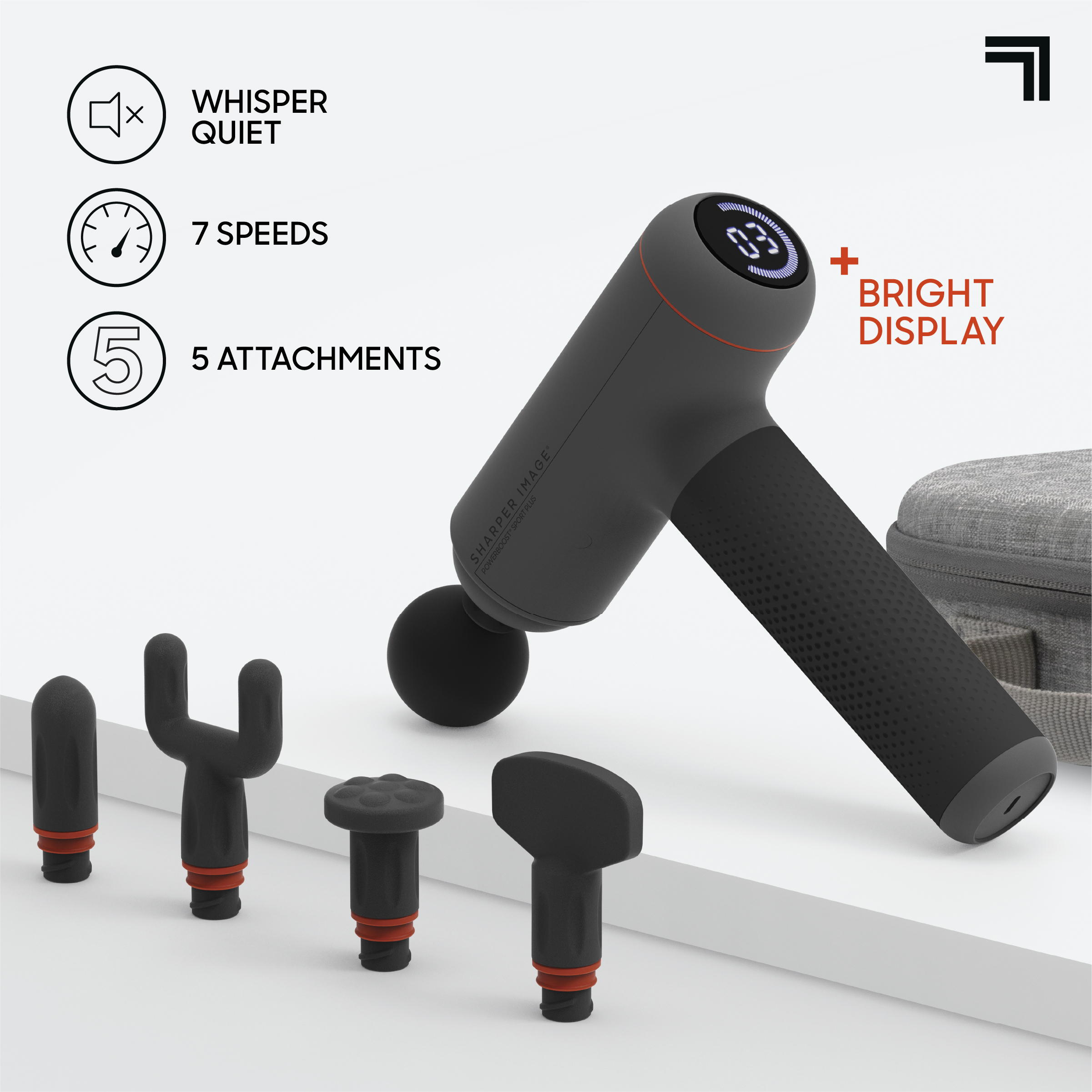 Sharper Image PowerBoost Sport Plus Percussion Massager photo 8