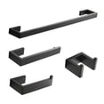 thumbnail image 2 of AWZTOO 4 Piece Bathroom Hardware Set Wall Mount Bathroom Accessories Bathroom Towel Holder Bar Set Stainless Steel Bath Fixtures Polished Chrome, 2 of 5