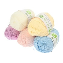 WRISTBIQUE 5-Pack Multi-Function Soft Cotton Yarn for Crafts, Crochet, Knitting and More Supplies