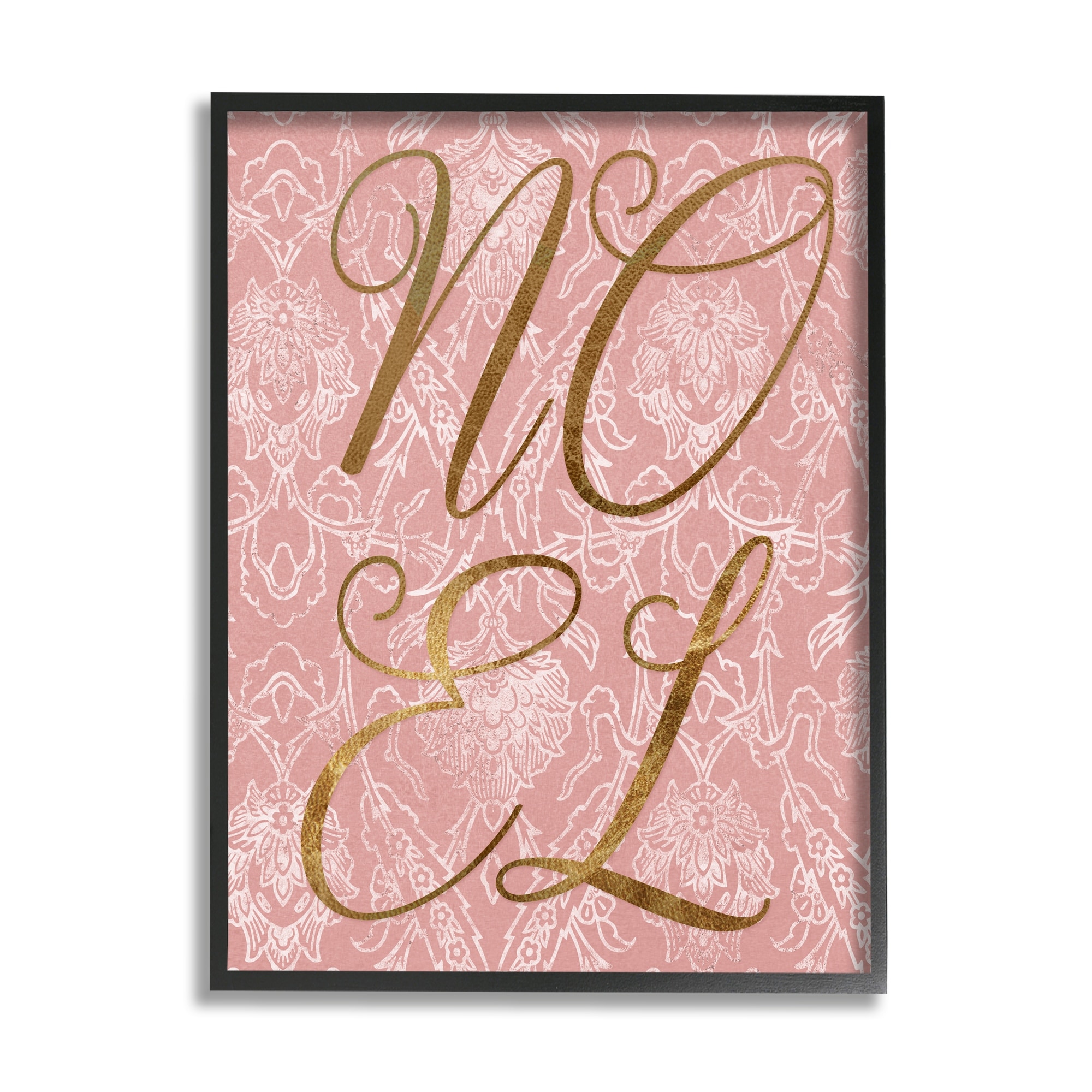 Noel Text Glam Detail Seasonal Botanical Pattern Inspirational Graphic Art Framed Art Print Wall Art