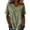 01-Green 3, variant on Linen Blouse Summer Women's Linen Blend Floral Print Wrap Blouse V Neck Short Sleeve Side Drawstring Adjustable Waist Casual Summer Tops, Vintage Boho Shirt Blouses Tops for Daily/Beach/Office