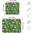 thumbnail image 3 of Dish Drying Mat Cute Frog Absorbent Dish Drainer Mat Fast Drying Heat-resistant Drying Mat for Kitchen Counter, Non Slip Dish Mats, 18" x 24", 3 of 7