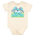 thumbnail image 3 of Inktastic My First Easter Cuddly Blue Bunny Boys or Girls Baby Bodysuit, 3 of 5