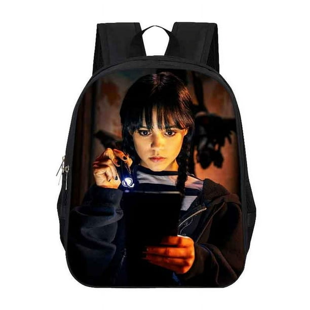 Necessary for the beginning of the semester Wednesday Backpack For Kids,Preschool Kindergarten Bookbag Cute Lightweight Kids Backpack For Boys Girls Elementary Kindergarten Preschool School Bag