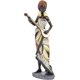 thumbnail image 1 of Escultura africana de 12 pies para decoración del hogar, estatuas y esculturas africanas de músicos para decoración del hogar, decoración africana para sala de estar, arte africano, dama tribal, 1 of 5