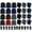 Assorted, variant on 36x Winter Gloves, Beanies, Neck Warmers Unisex Bulk Pack Donation Charity Care Bundle (Black)