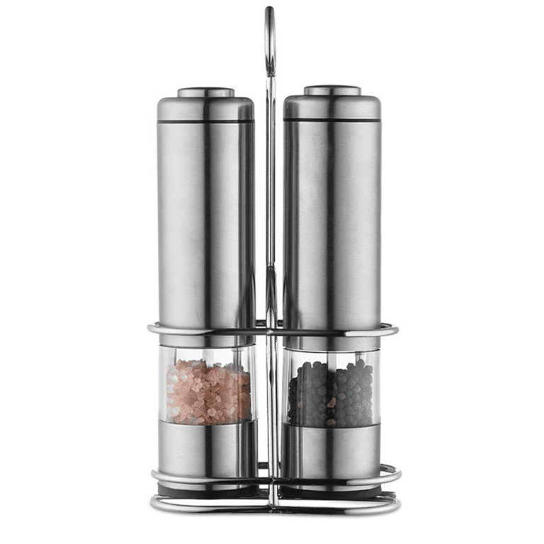 Upgraded Larger Capacity] Electric Salt and Pepper Grinder Set