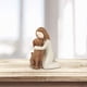 thumbnail image 3 of Figuras de perro ángel - Figura de amistad esculpida pintada a mano, 3 of 5