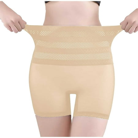 MQLKF High Waist Lace Butt Lifting Postpartum Shaping Panties Breathable Sheer Mesh Women s Boyshorts For Abdomen Control Breathable Stylish Flexible Women Underwear