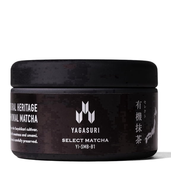 Yagasuri Signature Select Matcha, Premium Japanese Green Tea Powder, Ceremonial Grade, 30g (1.06 oz) Tin