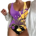 thumbnail image 1 of Traje de Baño de Verano Impreso de Moda de la Playa de las Mujeres, Bikini de Nylon con Sujetadores Acolchados para la Piscina, el Mar Y la Ropa de Vacaciones, 1 of 3