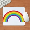thumbnail image 3 of CafePress - Cool Retro Graphic Rainbow Design Mousepad - Non-slip Rubber Mousepad, Gaming Mouse Pad, 3 of 6
