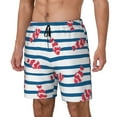 thumbnail image 2 of Fotbe Clown Fish Men’s Swim Trunks Quick Dry Swim Shorts Board Shorts with Mesh Lining-XX-Large, 2 of 9