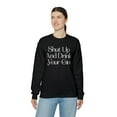 thumbnail image 5 of Funny "Shut Up And Drink Your Gin" Unisex Heavy Blend™ Crewneck Sweatshirt, 5 of 6
