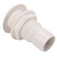 thumbnail image 2 of Thru Hull Fitting, Polypropylene Saltwater Resistant 2in Weatherproof Boat Drain Scupper Anti UV  For Campers RVs Trucks, 2 of 8