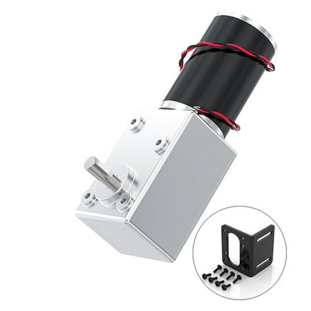 

5882-50ZY Worm Gear Motor 12V 24V Forward And Reverse Adjustable Speed 1.5RPM~440RPM High Torque Brushed DC Motor -------- Stable Internal Structure