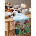 thumbnail image 5 of Pumpkin Table Runner Farmhouse Kitchen Dining Table r Table Center Autumn ration Indoor Outdoor Party, 5 of 5