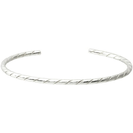 Brinley Co. Women's Sterling Silver Handcrafted Cuff Bracelet, 7