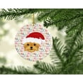thumbnail image 2 of Yorkie Merry Christmas Ceramic Ornament 2.8 in x 2.8 in, 2 of 3