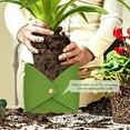 thumbnail image 4 of 5 Inch Small Window Planter Nonwoven Fabric Colorful Grow Bags Nursery Pots Mini Garden Flower Pot with Handle 4 Pack, 4 of 20