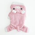 thumbnail image 4 of Cute Small Dog Clothes Costume Girl Pink Pig Puppy Clothes Hoodie Warm Coat Apparel Outfitss-M, 4 of 4