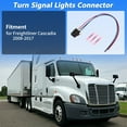 thumbnail image 2 of Conector de pigtail de socket de señal de giro Unique Bargains No.A065-1907-007 para luces de señal de giro delanteras de Freightliner Cascadia 2008-2017, 2 of 7