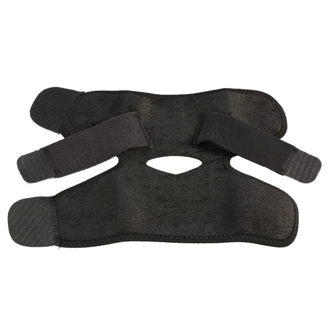 Tobillera ajustable y transpirable para esguince de pie, dolor y dolor, color negro