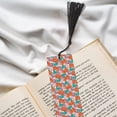 thumbnail image 6 of Kdxio Hawaiian Style Print Metal Tassel Bookmarks,Perfect Gift for Art Lovers and Bookworms Metal Bookmarks for Women, 6 of 8