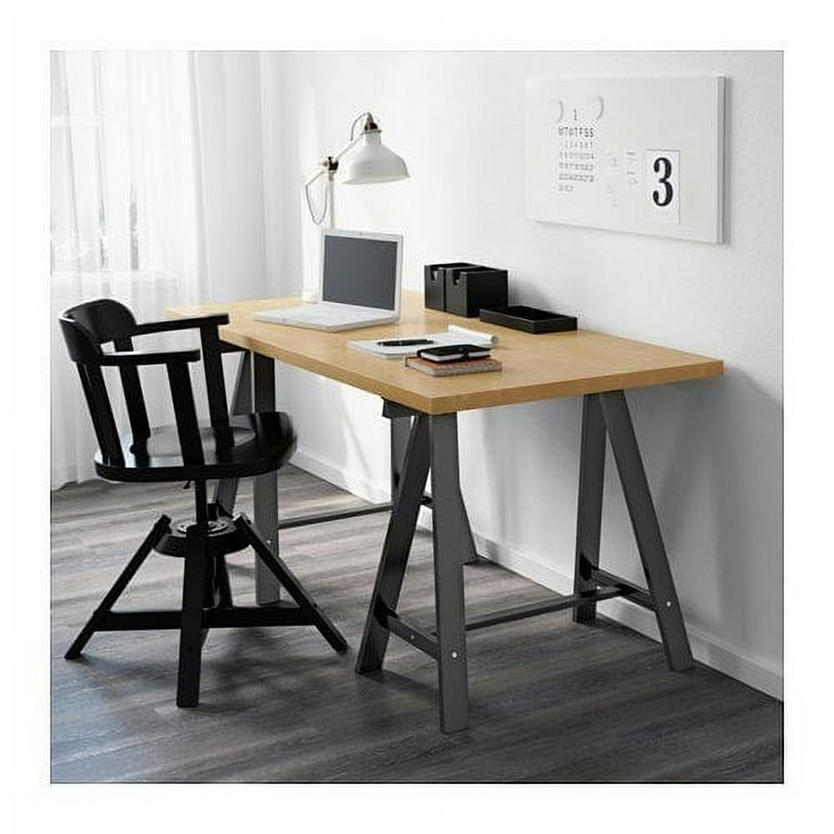Linnmon Desk Table Top 59 Inch Birch Walmart