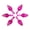 Pink, variant on National Artcraft MEDIUM Twist-Style Ceramic Christmas Tree Lights - PURPLE (100 Pieces)