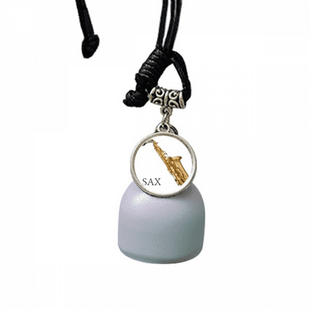 

Music Classical Instrument Saxophone Wind Chimes Bell Car Pendant