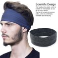 thumbnail image 4 of Minnieouse Yoga Running Diadema Estilo simple Bandas para el cabello Regalo creativo Carbon Black Type3 NO3, 4 of 6