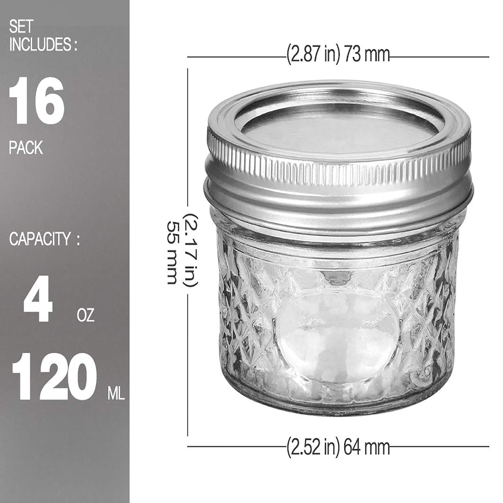 Tanlade 50 Pcs 3 oz Glass Jars with Lids Small Glass Jars Bulk  Mini Hexagon Honey Jars Mason Jars Spice Canning Jars with Gift Bags  Stickers and Tags for Baby Shower