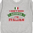 thumbnail image 3 of Inktastic No Recipes I'm Italian Toddler Sweatshirt, 3 of 4