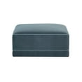 thumbnail image 2 of Willow Misty Blue Ottoman, 2 of 2
