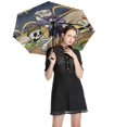 thumbnail image 3 of Cuphead Folding Umbrella Auto Umbrella Anti-UV Protection Lightweight Water-Resistant Portable Rain Umbrellas, 3 of 7