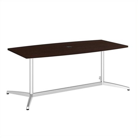 UPC 042976504892 product image for Bush Business 72L x 36W Conference Table - Metal Base in Mocha Cherry | upcitemdb.com