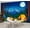 Color 1, variant on Wallpaper Forest Scene Camping Happy Camping Tent Campfire Tents Peel and Stick Wall Murals 100"H x 144"W Removable PVC Wall Paper Self-Adhesive Wall Paintings Art Decor for Bedroom Living Room