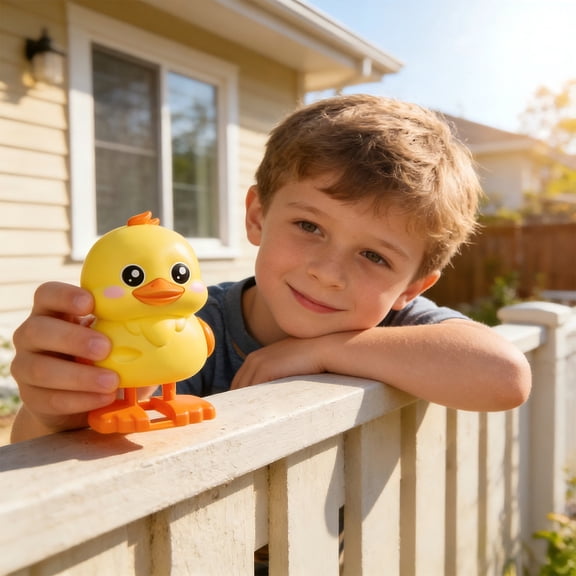 2026 Wind-Up Animal Hatching Surprise Egg,Rotate The Egg to Hatch A Walking Animal,Eggshells Pop Open & Automatic Walking Hatchlings,Fun Party Favors Gag/Birthday Gift (Duck)
