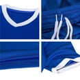 thumbnail image 7 of TOOYOU Girls Outfits Kids Short Sleeve T Shirt And Mesh Shorts Soccer Football Set Competition Training Suit Fashion Casual Clothing Set Blue Size 5-6 Years, 7 of 7