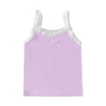 thumbnail image 5 of Miluxas Girl Tank Tops Sleeveless Scoop Neck Spaghetti Strap Crop Cami Shirt Teen Girls Summer Coastal Top Purple 3-4 Years, 5 of 6